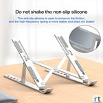Aluminium Alloy Creative Laptop Stand,Portable And Fold-Able