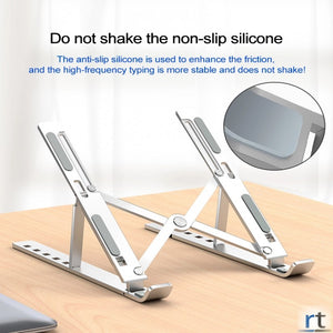 Aluminium Alloy Creative Laptop Stand,Portable And Fold-Able