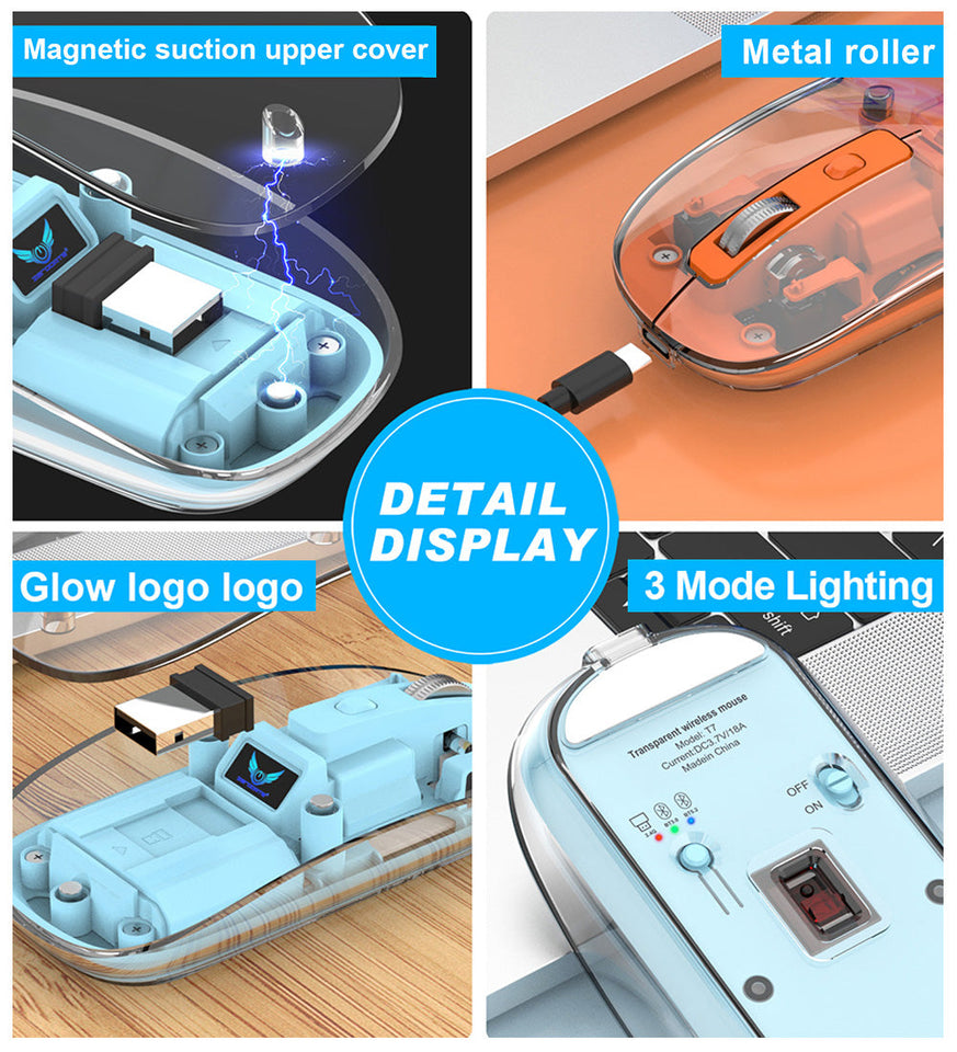 Wireless Transparent Mouse