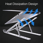 Aluminium Alloy Creative Laptop Stand,Portable And Fold-Able